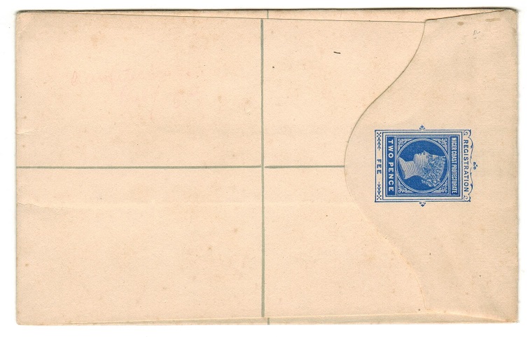 NIGER COAST - 1897 2d ultramarine RPSE (size G) unused.  H&G 5.