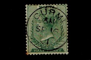 MALTA - 1885 1/2d green (SG 20) cancelled by central CURMI cds.