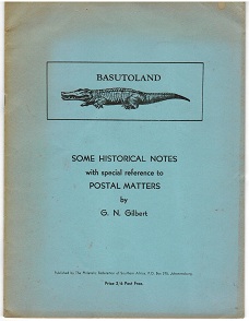 BASUTOLAND - G.N.Gilbert