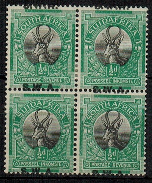 SOUTH WEST AFRICA - 1927 1/2d 