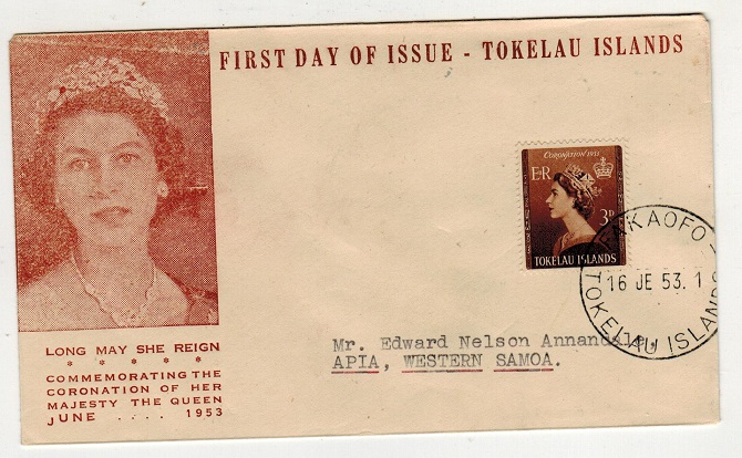 TOKELAU - 1953 illustrated 