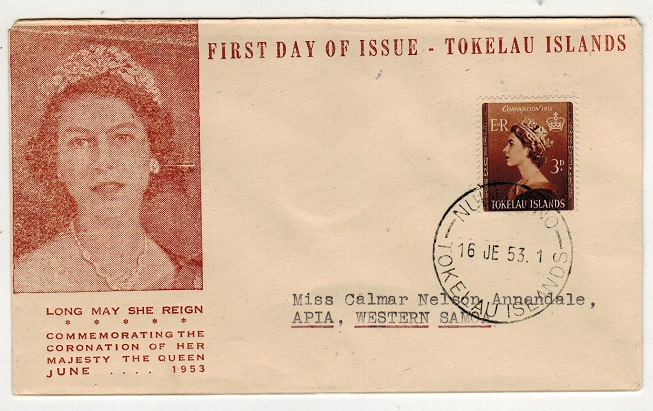 TOKELAU - 1953 illustrated 