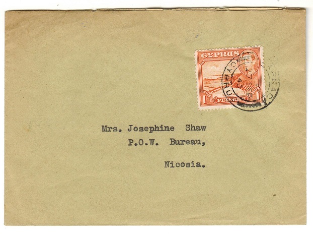 CYPRUS - 1943 cover to 